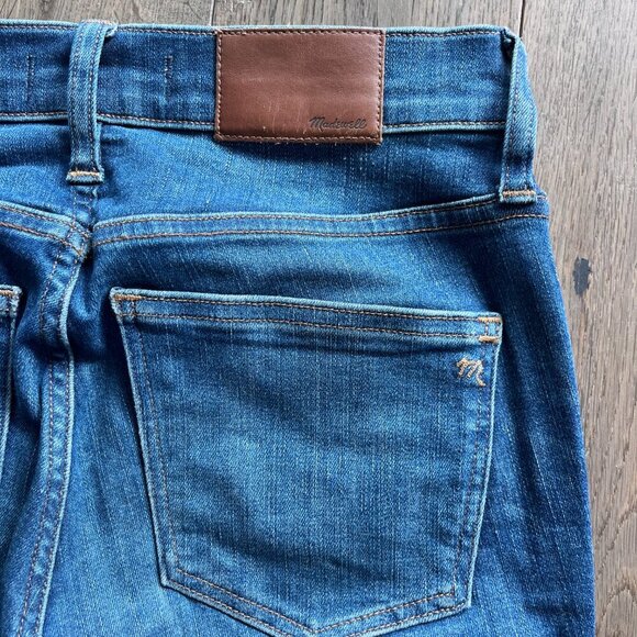 Madewell Mid Rise Ankle Jeans Size 25P Blue Stretch Denim Petite Classic - Picture 8 of 8